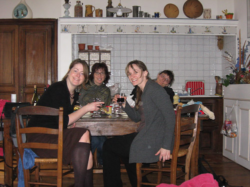 Divas in their apartment before hitting the streets of Paris 