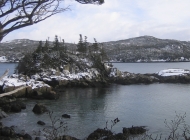 Rabbit Island in Winter by Marilyn Pincock)