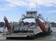 The bridges across the Seine near le Havre are huge but the small ferry between Port jerome to Quillebeuf is great